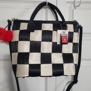 NEW Harvey’s Cherry Check crossbody tote